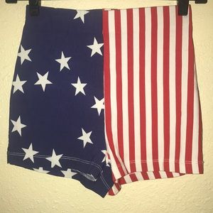 American flag shorts